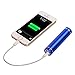 PowerBoost X1 2600mAh Premium Portable iPhone Charger Rechargeable Battery With USB To 8-pin Connector Cable (Works with iPhones 5 / 5s / 6) And With USB To Micro USB Cable (Works With Most Android Phones) from Duroplus (Blue)