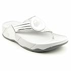 FitFlop Women's Walkstar II Thong Sandals SILVER PATENT 10