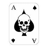 Skull - Aufkleber/Sticker Ace Of Spades