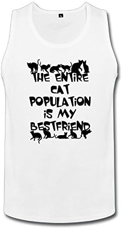 Jogo Men's CAT POPULATION Images Logo Young Tank Top