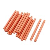 uxcell グルースティック　グルースティックスティック　EVA素材　7mmx100mm　オレンジ　DIYツール　10枚入り