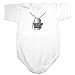 Baby Bodysuit White " Pakistani Soldier Dog Tag " Pakistan Country 6 - 9 Months