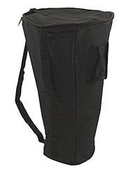Musical Instruments: Deluxe PADDED DJEMBE Latin Drum Carry Case Gig BAG - BLACK percussion gear New - EDMBG