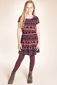 Cotton Rich Navajo Print Dress Leggings Outfit