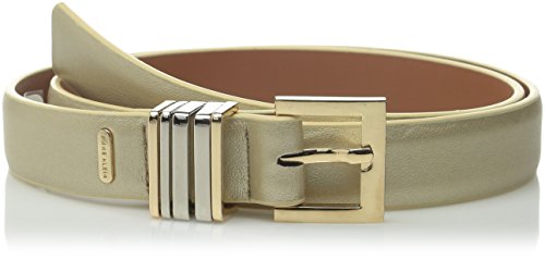 AK Anne Klein Women's Smooth Panel with Multi Keeper Belt