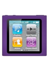 HHI iPod Nano 6th Generation Silicone Looper Skin Case - Dark Purple