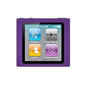HHI iPod Nano 6th Generation Silicone Looper Skin Case – Dark Purple