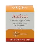 Earth Science Apricot Night Creme, 2 Ounce Glass Jar
