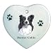 Border Collie Heart Ornament/Magnet
