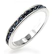 Jewelry - Sapphire Swarovski Sterling Silver Ring