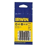 Irwin Tools 3535095B Double-Ended Screwdriving Bit, #2 Phillips (5 Pack) [並行輸入品]