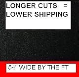54″ W BY THE FOOT POLYMAT Black Speaker Box Carpet Cabinet Sub Box LATEX BACKED Carpet Truck Car Trunk Liner, Dash Cover, Interior Headliner Automotive Carpet