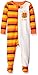 The Children's Place Baby Girls' Long Sleeve One-Piece Pajamas, Thanksgiving/Simply White 65795, 12-18 Months