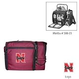 Nebraska Cornhuskers NCAA Logo Malibu Insulated Picnic Pack/Tote for 2