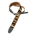 Levy's - sangle guitare velours imitation tigre
