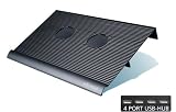 Electronics : Akasa AK-NBCH-02B Notebook cooler and USB-hub