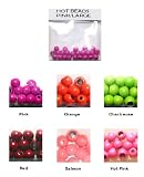 Hot Color Beads Red; 5/32