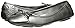 Anne Klein Sport Women's Buttons Synthetic Ballet Flat, Ivory, 10 M US