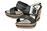 Geox 'Justine' Wedge Heel Sandals Womens - Black