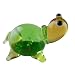Miniture Glass Figurines-Glass Aquatic Figurine Animals - Turtle