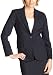 Kenneth Cole Women's Rolled Sleeve Boyfriend Jacket,Federal Blue,12