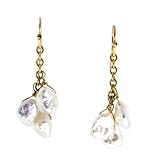 14K Gold Keshi Pearl Cluster Earrings, Suz Andreasen Bridal, MADE IN AMERICA