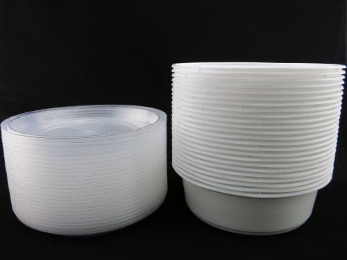 Disposable Save Food Containers Lunch Boxes with Lid Eco-products Non-toxic Widely Use in Home Kitchen Dining Hotel Party Buffet Place Convenient to Housewife Workers Waiter Serve Food Hot Deli Stay Fresh Safe Microwave Easy Transport Like 2013 (36 Set) 37 OZ