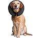 ZenPet Protective Inflatable Recovery Collar for Dogs and Cats - Soft Pet Collar Does Not Block Vision E-Collar - Designed to Prevent Pets from Touching Stitches, Wounds and Rashes (X-Large)