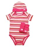 eckred by Marc Eck - Ecko Unltd. Girls Three-Piece Striped Set (0-9M)