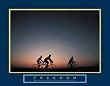 Freedom - Family Biking, Motivational Poster