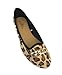Shoes 18 Ladies Ballet Flat Loafer Shoes W/Chain Embellishment