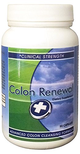 Colon Renewal - All Natural Colon Cleanse Supplement - Fast & Effective Way to Cleanse & Detoxify Your Body - 100% Herbal Ingredients - 90 capsules - 750mg - 120-Day Manufacturer s Guarantee