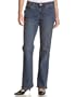 Aura from the Women's at Wrangler Women's Instantly Slimming Jean, Tinted Mid-Stone, 12 x AVG