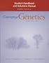 Student Handbook and Solutions Manual for Concepts of Genetics