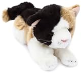 Anna Club - 23179007 - Peluche - Chat Calico - 15 cm - Couché