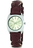 Spirit Women's Quartz Watch with Silver Dial Analogue Display and Brown PU Strap ASPL48