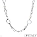 DV ITALY Made in Italy Majestic Necklace With Genuine 7-7.5mm Freshwater Pearls Made of 925 Sterling silver. Total item weight 25.0g Length 16in