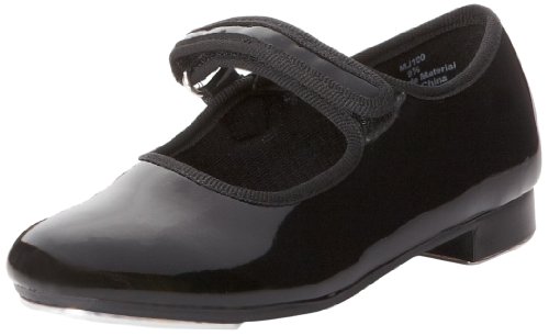 Dance Class Mary Jane Tap Shoe (Toddler/Little Kid), Black Patent, 8.5 M US Toddler