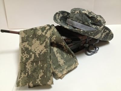 ACU ブーニーハット&ネックスカーフ サバゲー ACU 迷彩