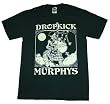 TS479 Dropkick Murphys Skeleton Bagpiper T-Shirt