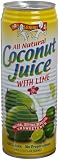 Amy & Brian Coconut Juice with Lime, 17.5-Ounce Cans (Pack of 12)
