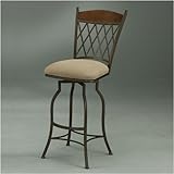 Pastel Furniture DN 219 AR - MN 631 Danbury 26 Inch Rust Counter Stool w/ M ....