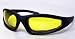 Extreme Motorcycle PC2034ND Night Driver Glasses with Sponge Foam and 100 UV400 Prote...
