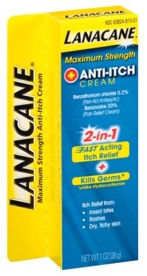 Lanacane Max Strength Anti-Itch Cream 1oz (2-In-1)