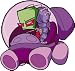 Invader Zim Voot Cruiser Spaceship Antenna Topper