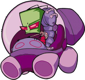 Invader Zim Voot Cruiser Spaceship Antenna Topper
