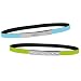 Set of 2 Message Bracelets - Lime Rhinestone/ Light Blue Angel