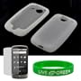 Clear Silicone Skin Case and Screen Protector for HTC Google Nexus One Phone T-Mobile (Phone NOT Included)