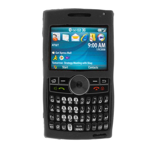 Black SILICONE SKIN Case Cover For Brand Samsung SGH i617 i-617 Blackjack2 Blackjack 2 II Protective