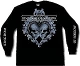 KINGDOM OF SORROW - 2 Skull - Black Longsleeve Shirt